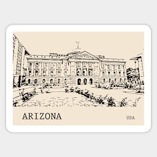 Arizona State USA Sticker